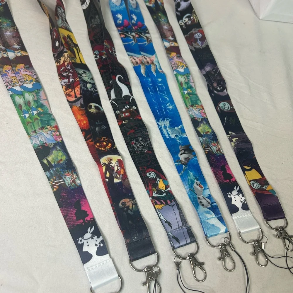 DISNEY Lanyard Set of 6-Various Disney Characters